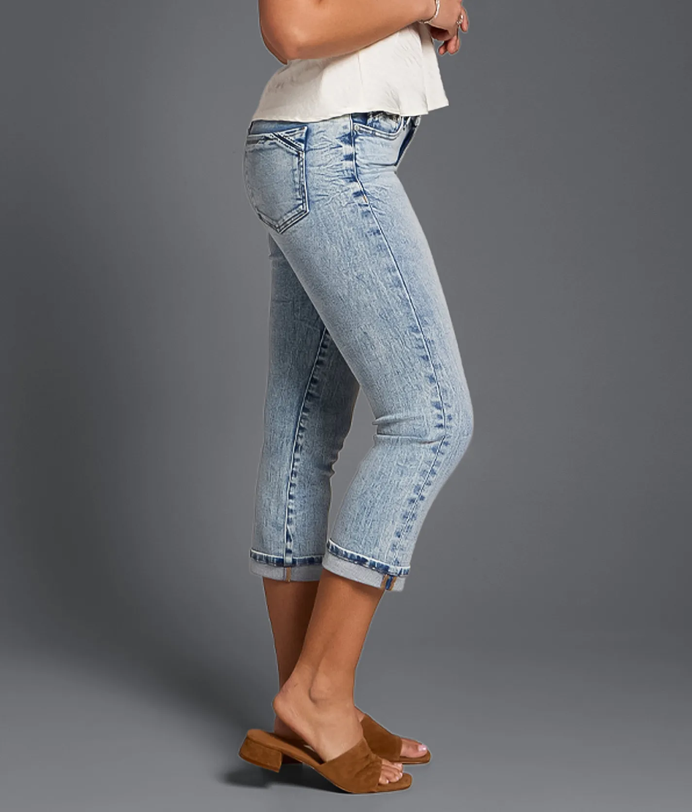 Jeans|Bottoms | Buckle Black Fit No. 53 Capri Stretch Jean Ellerbe