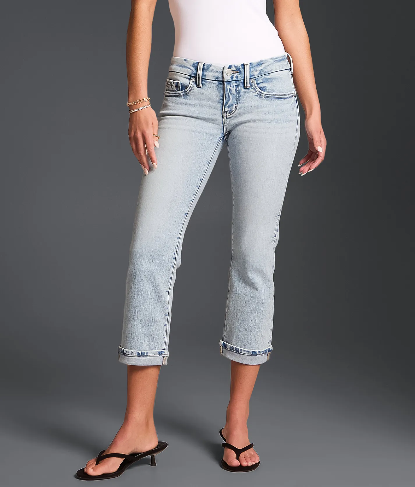 Bottoms | Buckle Black Fit No. 13 Capri Stretch Jean Bourne 2