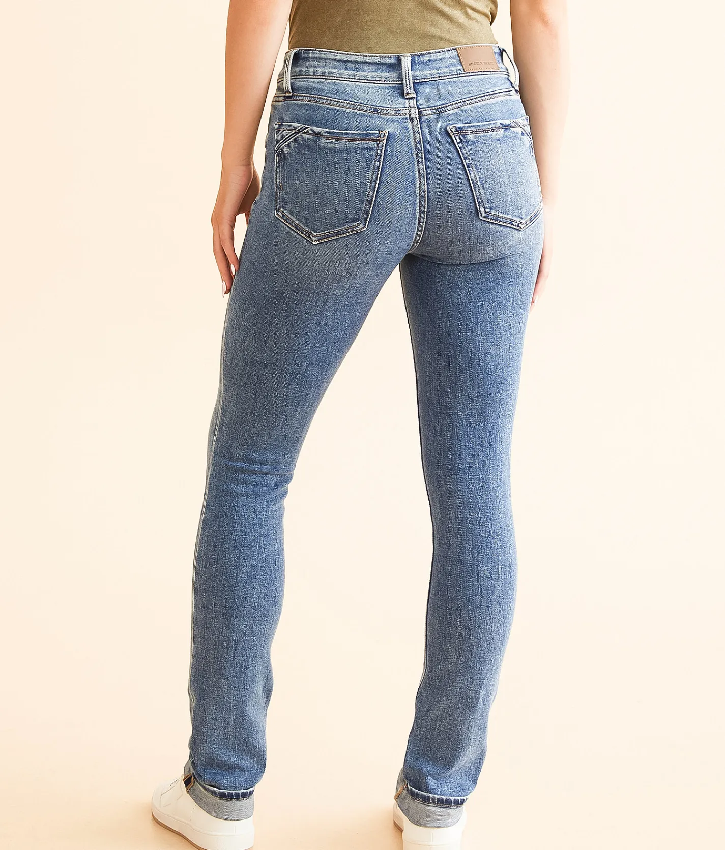 Buckle Black Fit No. 53 Classic Skinny Stretch Jean Flatwood Outlet