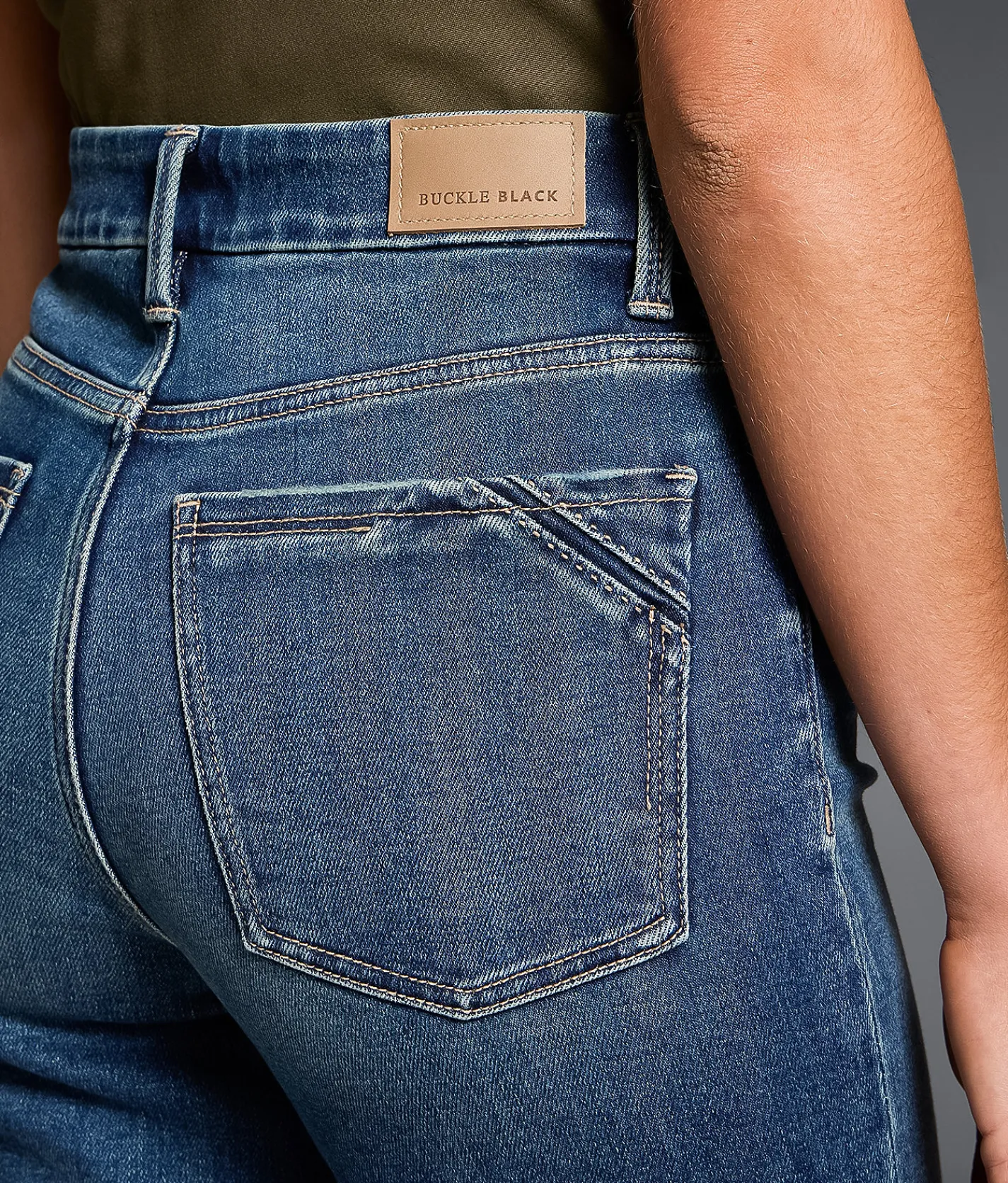 Jeans|Bottoms | Buckle Black Fit No. 75 Classic Straight Stretch Jean Foxbridge