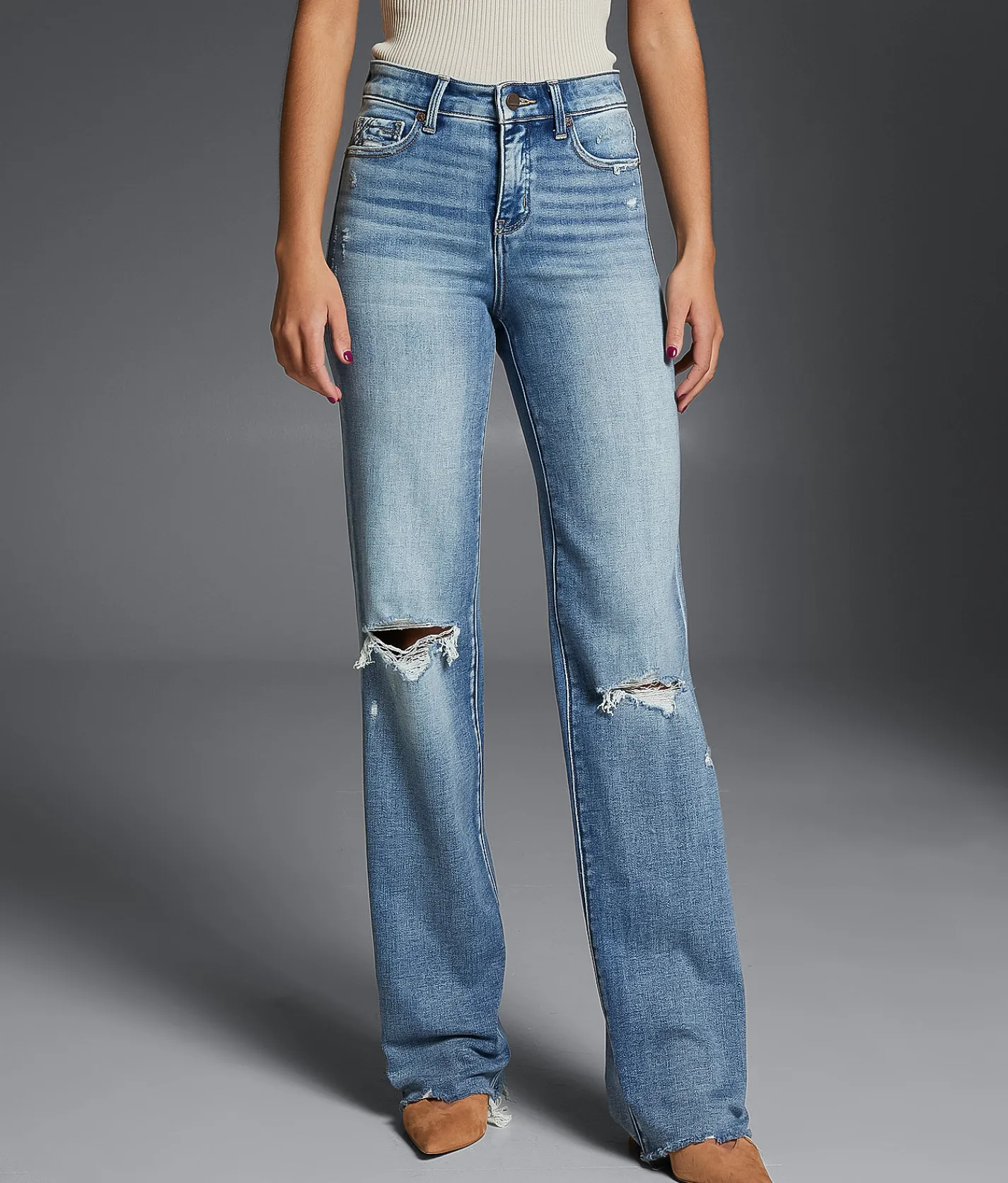 Buckle Black Fit No. 75 Classic Straight Stretch Jean Delfin 2 Online