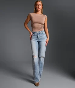 Jeans|Buckle Black Jeans | Buckle Black Fit No. 75 Classic Straight Stretch Jean Bianca 2