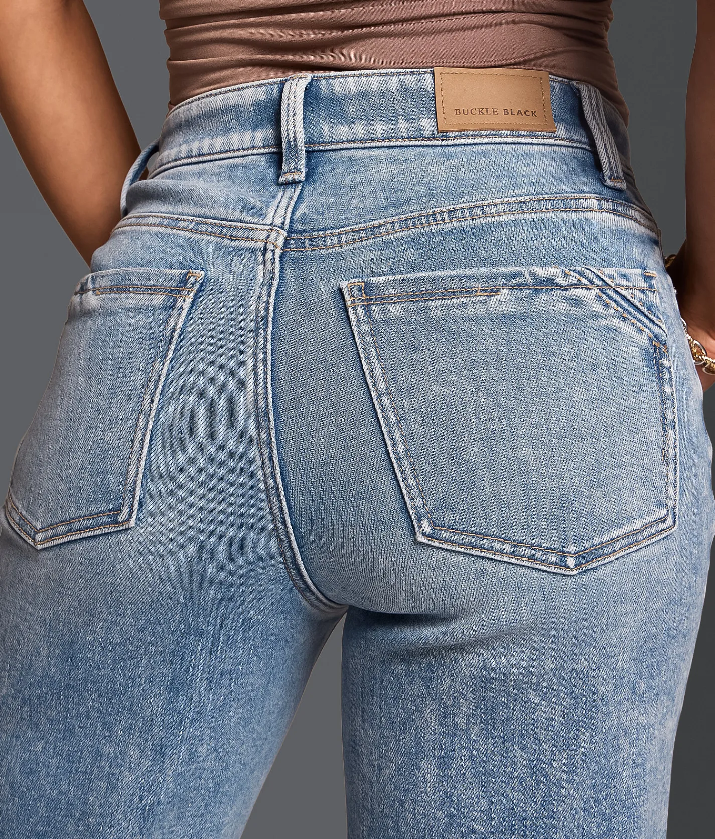 Jeans|Buckle Black Jeans | Buckle Black Fit No. 75 Classic Straight Stretch Jean Bianca 2