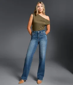 Buckle Black Fit No. 75 Classic Straight Stretch Jean Foxbridge Clearance