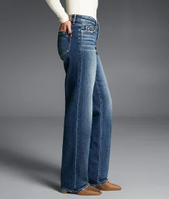 Jeans|Buckle Black Jeans | Buckle Black Fit No. 53 Classic Straight Stretch Jean Lancing