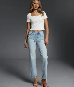 Jeans|Bottoms | Buckle Black Fit No. Cropped Straight Stretch Jean Fredda