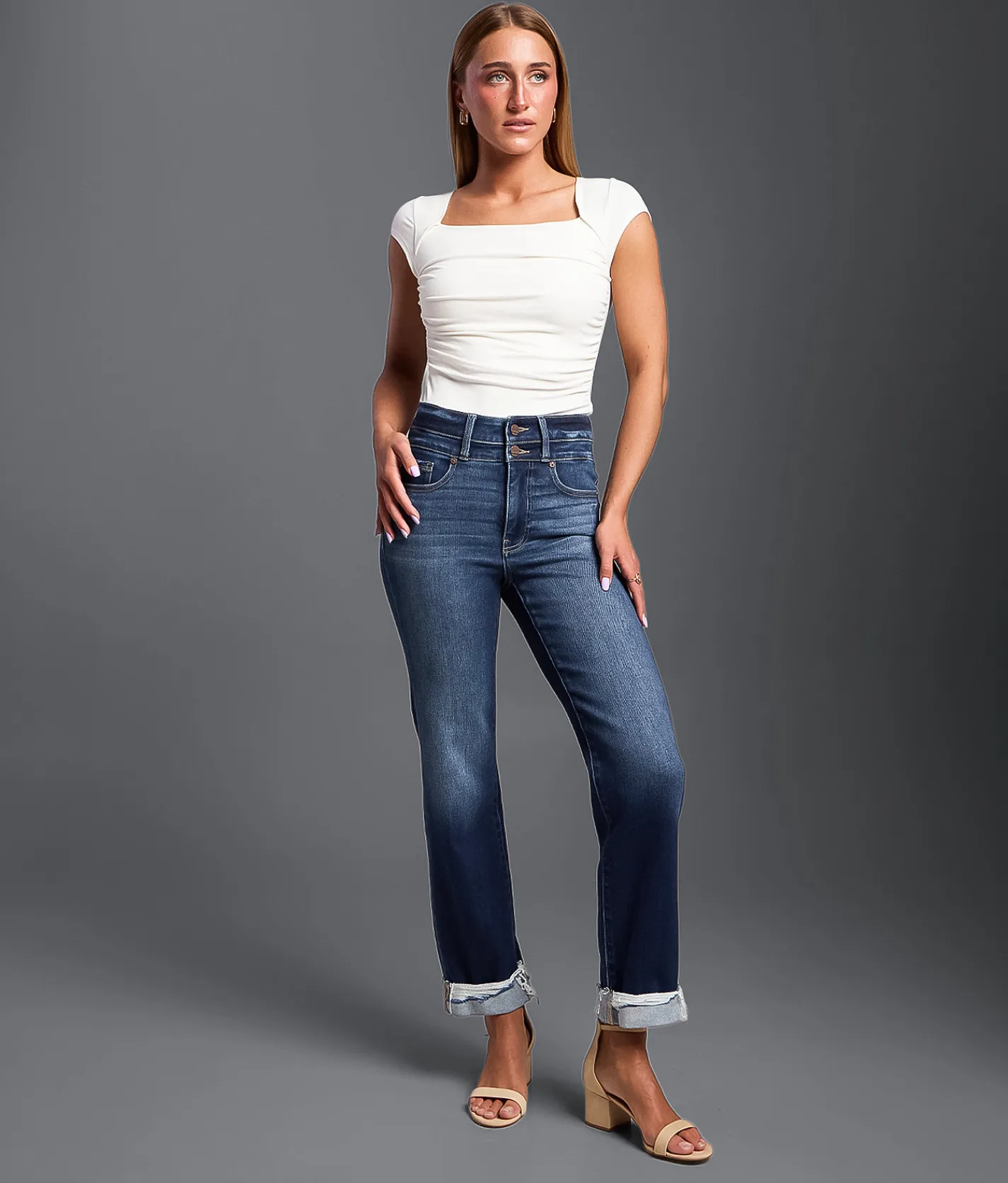 Jeans|Bottoms | Buckle Black Fit No. 75 Cropped Straight Stretch Jean Burgett