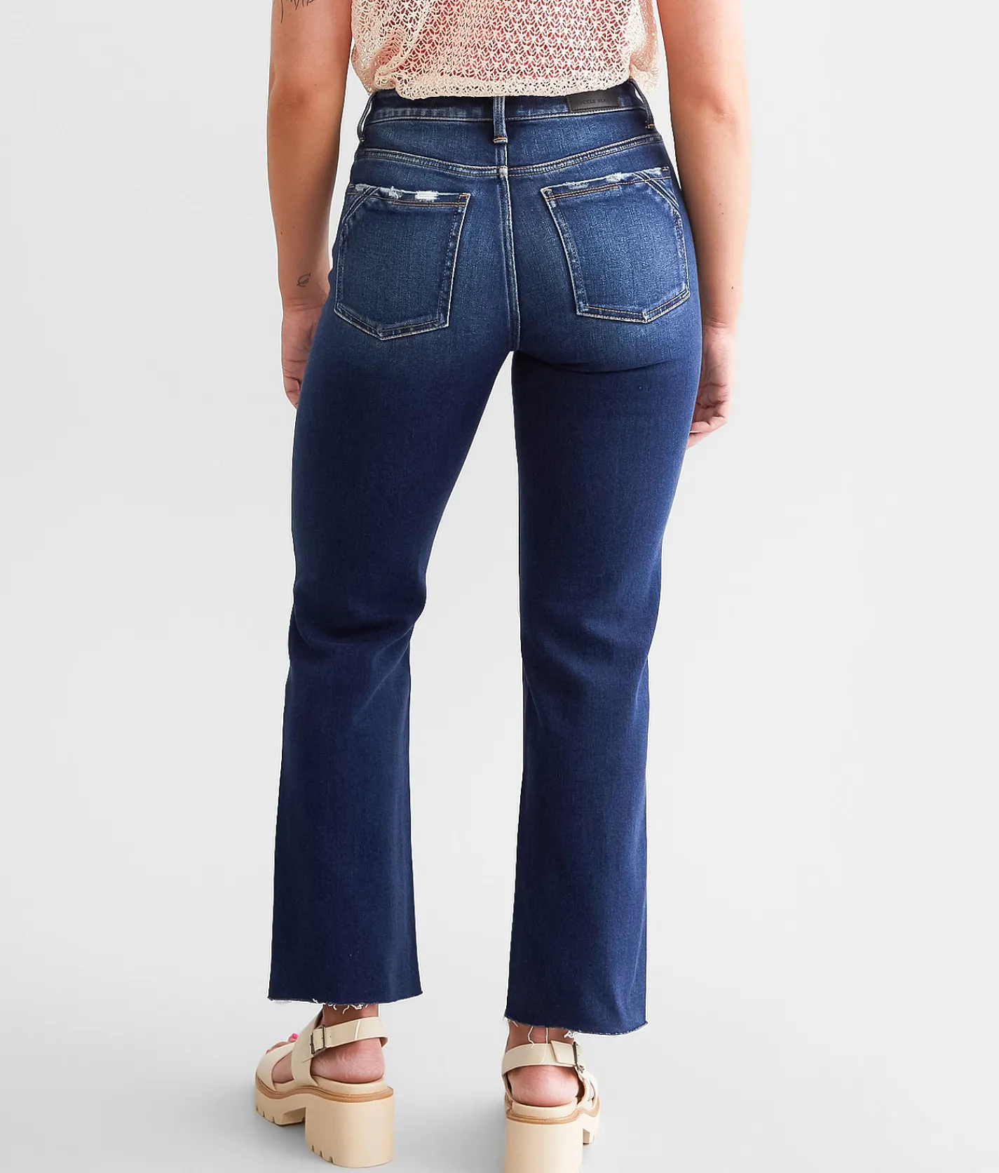 Buckle Black Fit No. 93 Cropped Straight Stretch Jean Jetta Clearance