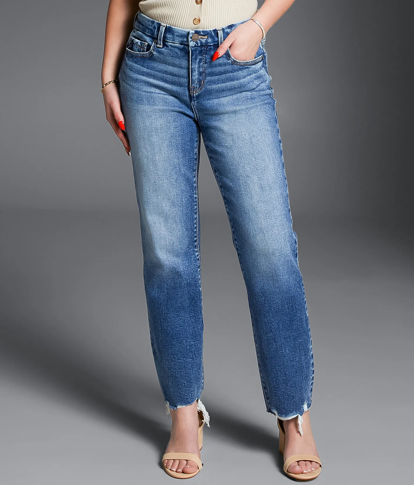 Buckle Black Fit No. 85 Cropped Straight Stretch Jean Gammon 3 Sale
