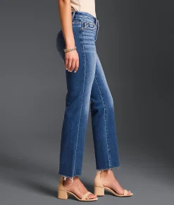 Jeans|Buckle Black Jeans | Buckle Black Fit No. 23 Cropped Straight Stretch Jean Fenimore