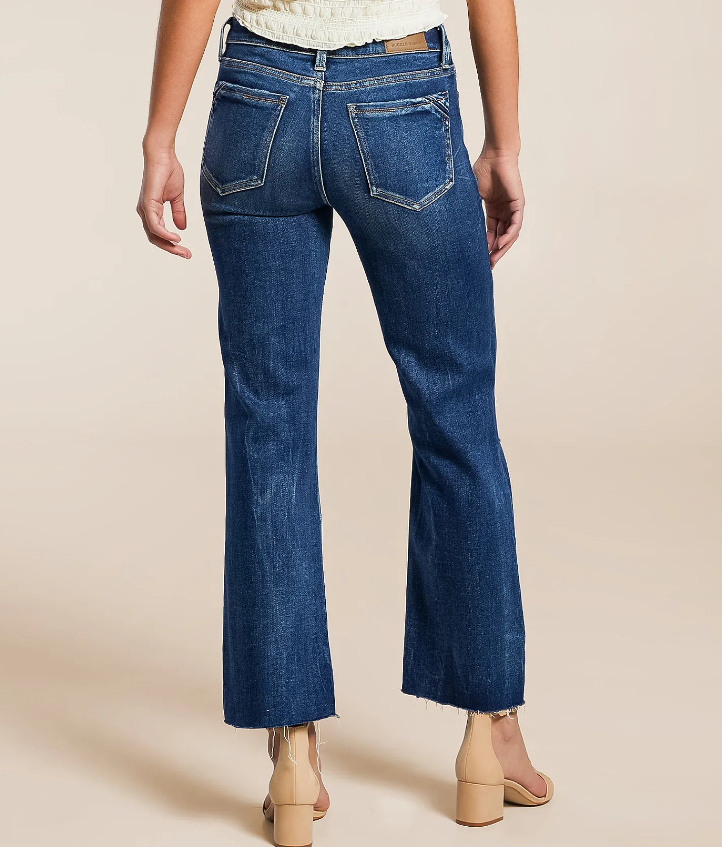 Jeans|Jeans | Buckle Black Fit No. 53 Cropped Straight Stretch Jean Gatlin