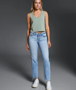 Jeans|Bottoms | Buckle Black Fit No. 53 Cropped Straight Stretch Jean Judith 2