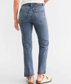 Buckle Black Fit No. 35 Cropped Straight Stretch Jean Calveras Hot