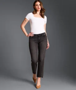 Jeans|Bottoms | Buckle Black Fit No. 53 Cropped Straight Stretch Jean Star Valley 7