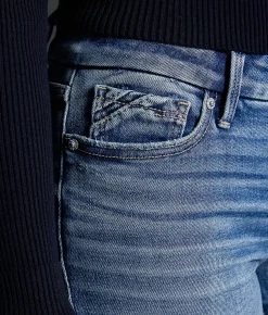 Buckle Black Fit No. 53 Cropped Straight Stretch Jean Leyton 2 Online