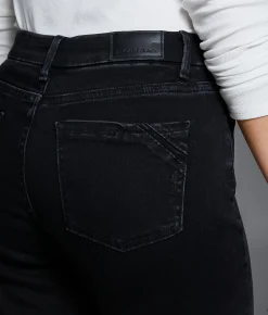 Buckle Black Fit No. 85 Cropped Straight Stretch Jean Black Best