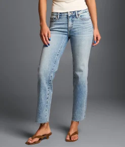 Buckle Black Fit No. 53 Cropped Straight Stretch Jean Evatt