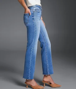 Buckle Black Fit No. 35 Cropped Straight Stretch Jean Alwick