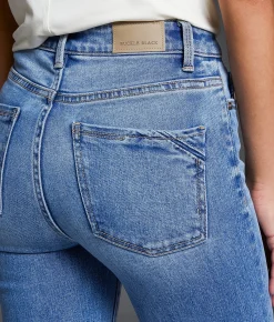 Buckle Black Fit No. 35 Cropped Straight Stretch Jean Alwick