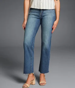 Buckle Black Fit No. 53 Cropped Straight Stretch Jean Galahad Sale