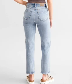 Buckle Black Fit No. 35 Cropped Straight Stretch Jean Macliz 4 Sale