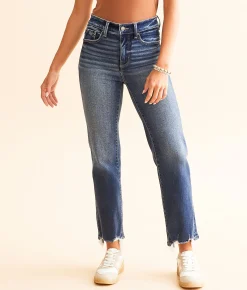Jeans|Bottoms | Buckle Black Fit No. 75 Cropped Straight Stretch Jean Adriana