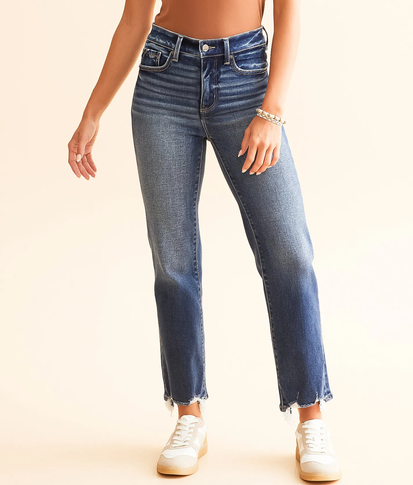 Jeans|Bottoms | Buckle Black Fit No. 75 Cropped Straight Stretch Jean Adriana