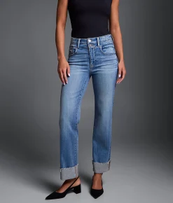 Buckle Black Fit No. 75 Cropped Straight Stretch Cuffed Jean Benzinger Outlet