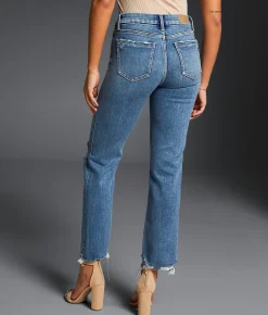 Bottoms | Buckle Black Fit No. 53 Cropped Straight Stretch Jean Leyton