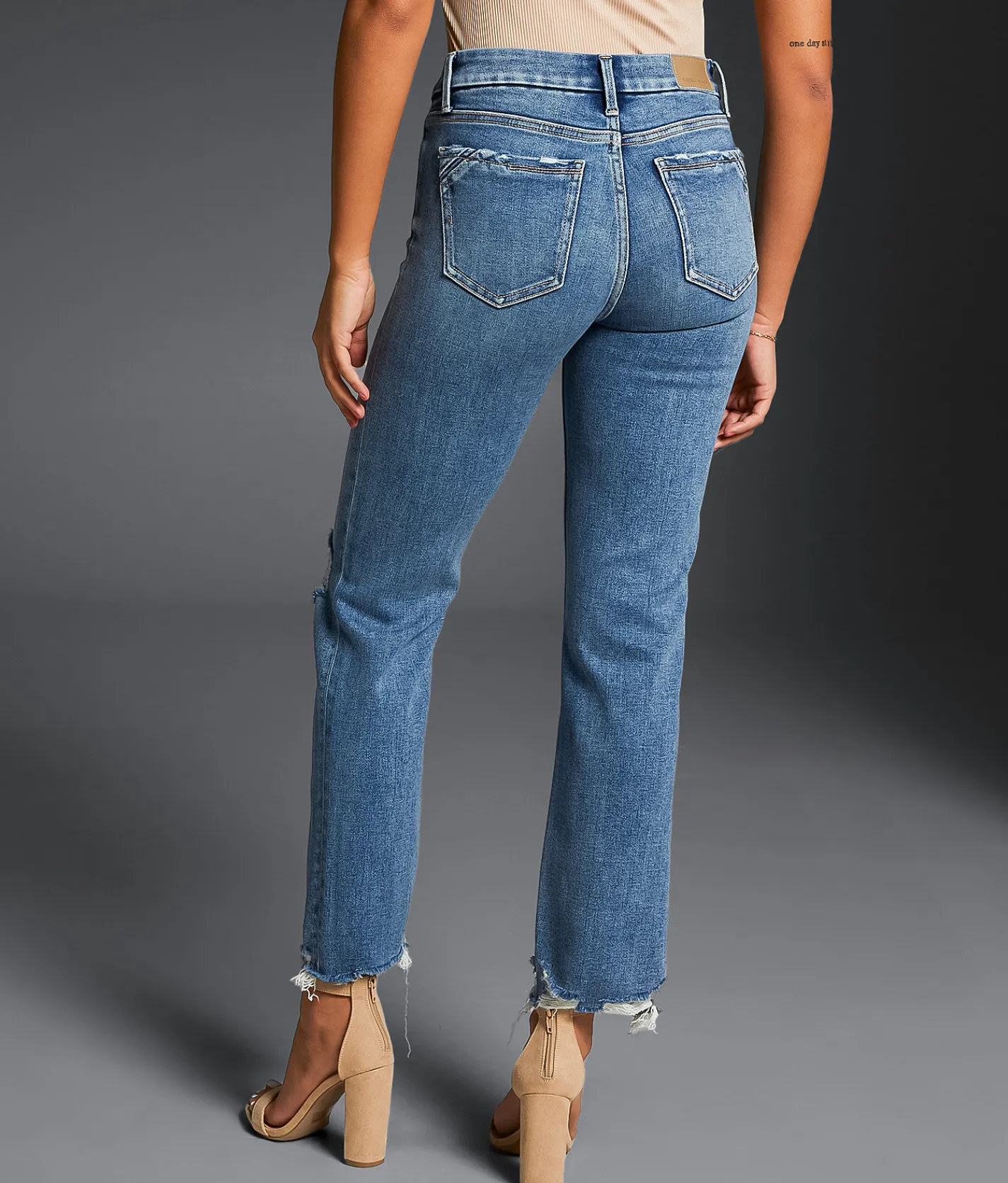Bottoms | Buckle Black Fit No. 53 Cropped Straight Stretch Jean Leyton