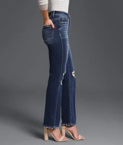 Buckle Black Fit No. 35 Cropped Straight Stretch Jean Idrell Outlet