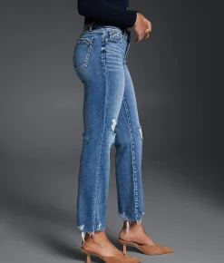 Jeans|Buckle Black Jeans | Buckle Black Fit No. 53 Cropped Straight Stretch Jean Leyton 2