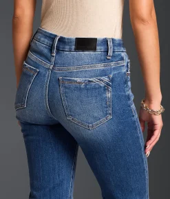 Buckle Black Fit No. 23 Cropped Straight Stretch Jean Fenimore Sale