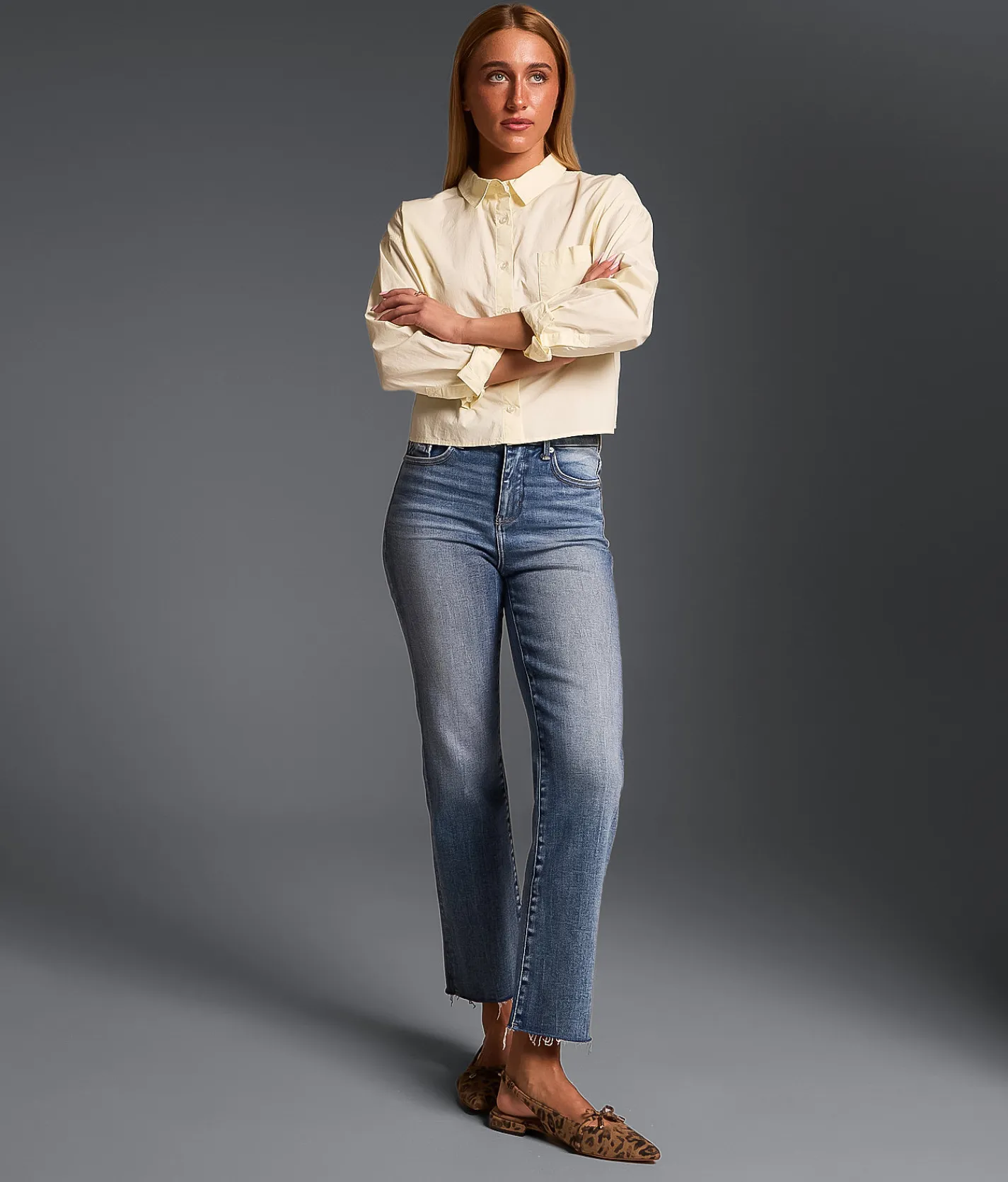 Buckle Black Fit No. 75 Cropped Straight Stretch Jean Elton 4 Discount