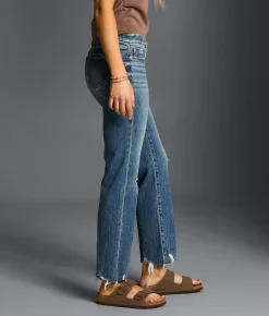 Jeans|Buckle Black Jeans | Buckle Black Fit No. 53 Cropped Straight Stretch Jean Gaither