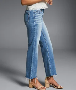 Buckle Black Fit No. 53 Cropped Straight Stretch Jean Euclid Clearance