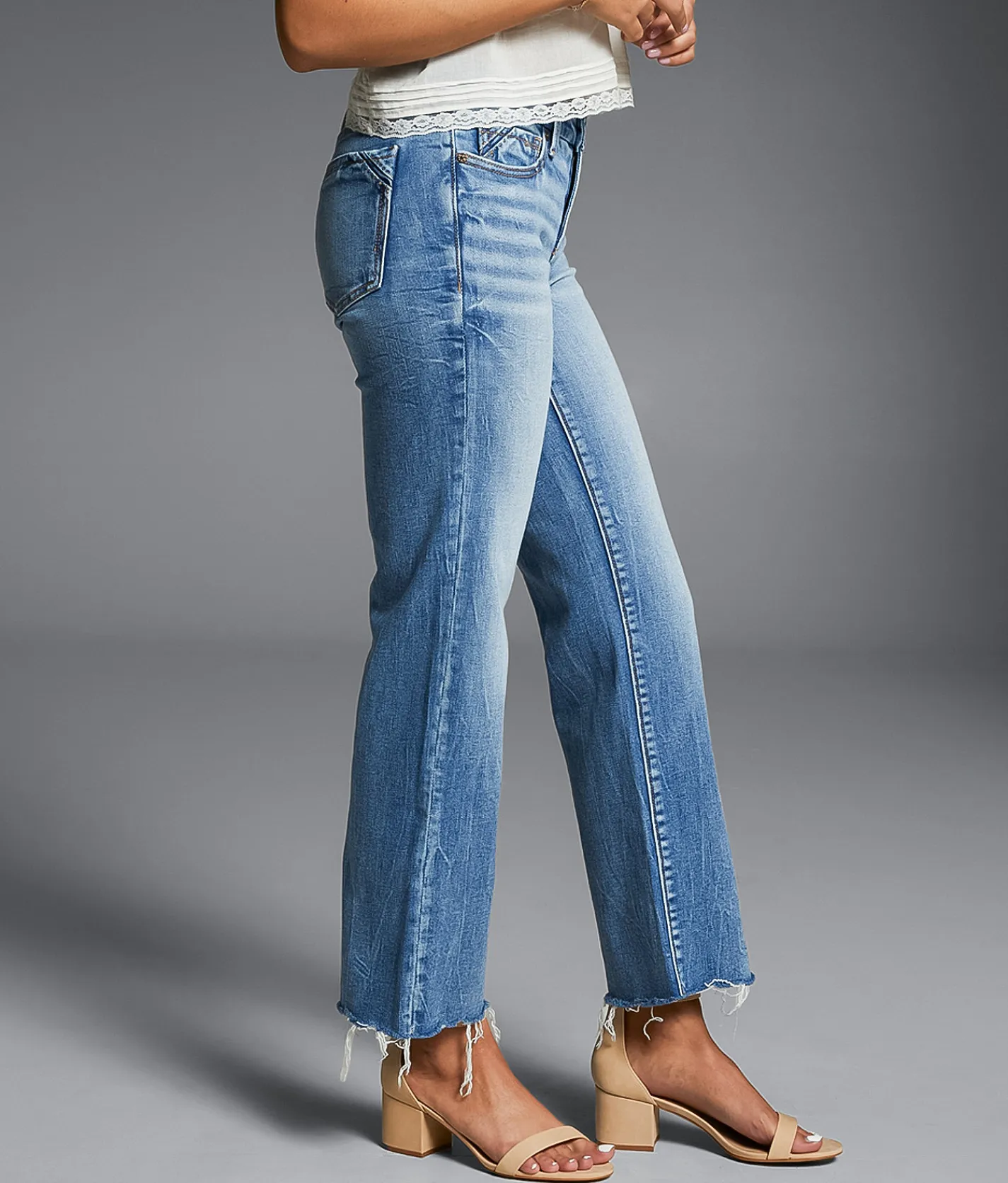 Buckle Black Fit No. 53 Cropped Straight Stretch Jean Euclid Clearance