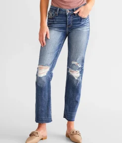 Buckle Black Fit No. 53 Cropped Straight Stretch Jean Bisbee 8 New