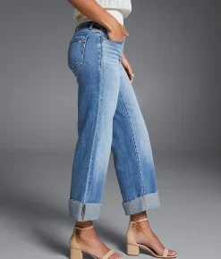Jeans|Bottoms | Buckle Black Fit No. 53 Cropped Wide Leg Stretch Jean Kaplin 2
