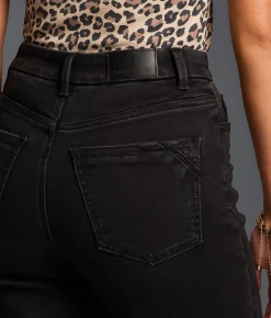 Buckle Black Fit No. 35 Cropped Wide Leg Stretch Jean Washed Black Online