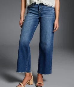 Jeans|Bottoms | Buckle Black Fit No. 53 Cropped Wide Leg Stretch Jean Grasso