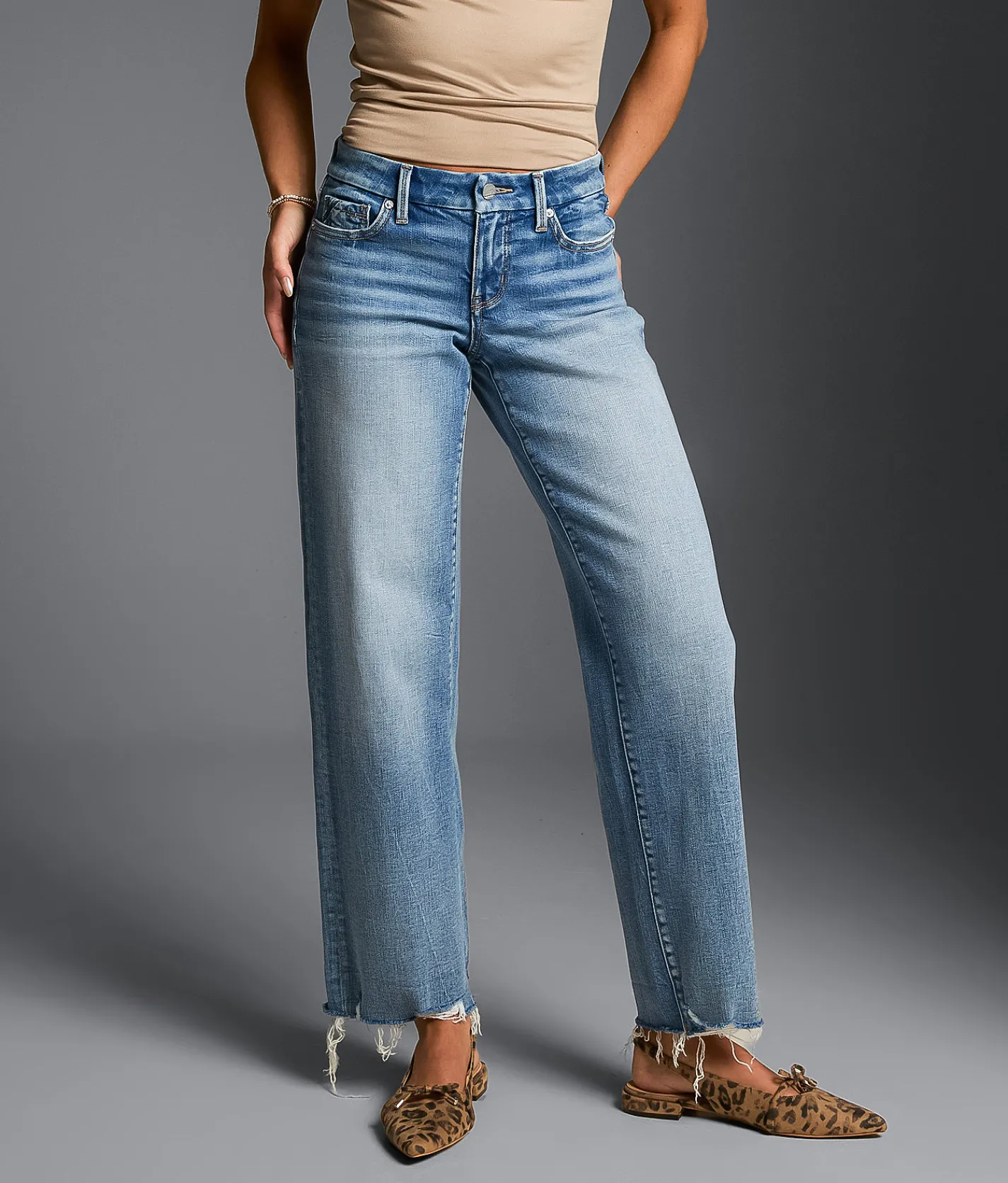 Jeans|Bottoms | Buckle Black Fit No. 53 Cropped Wide Leg Stretch Jean Euclid 5