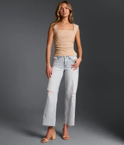 Jeans|Jeans | Buckle Black Fit No. 23 Cropped Wide Leg Stretch Jean Duxberry 2