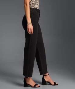 Jeans | Buckle Black Fit No. Cropped Wide Leg Stretch Jean Washed Black