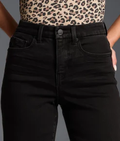 Jeans | Buckle Black Fit No. Cropped Wide Leg Stretch Jean Washed Black