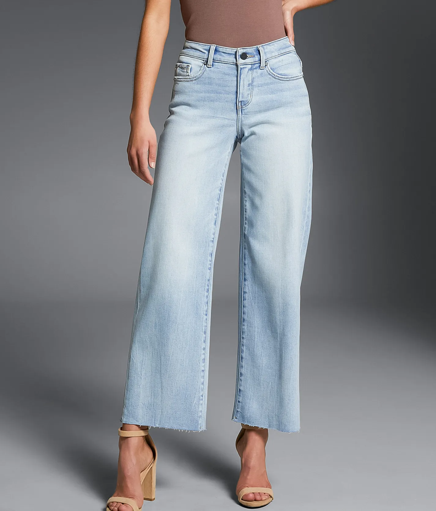 Buckle Black Fit No. 23 Cropped Wide Leg Stretch Jean Annison Sale