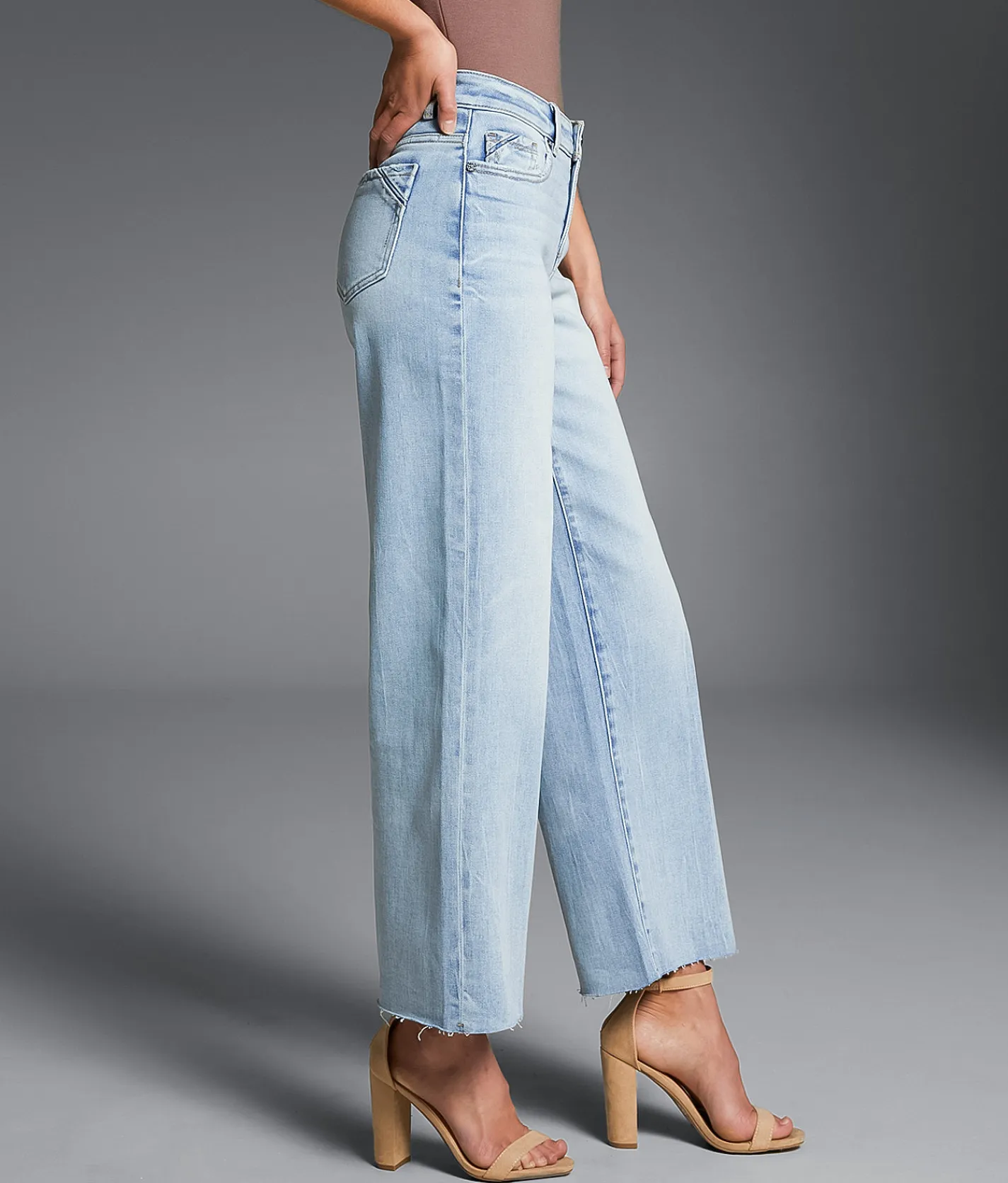 Buckle Black Fit No. 23 Cropped Wide Leg Stretch Jean Annison Sale