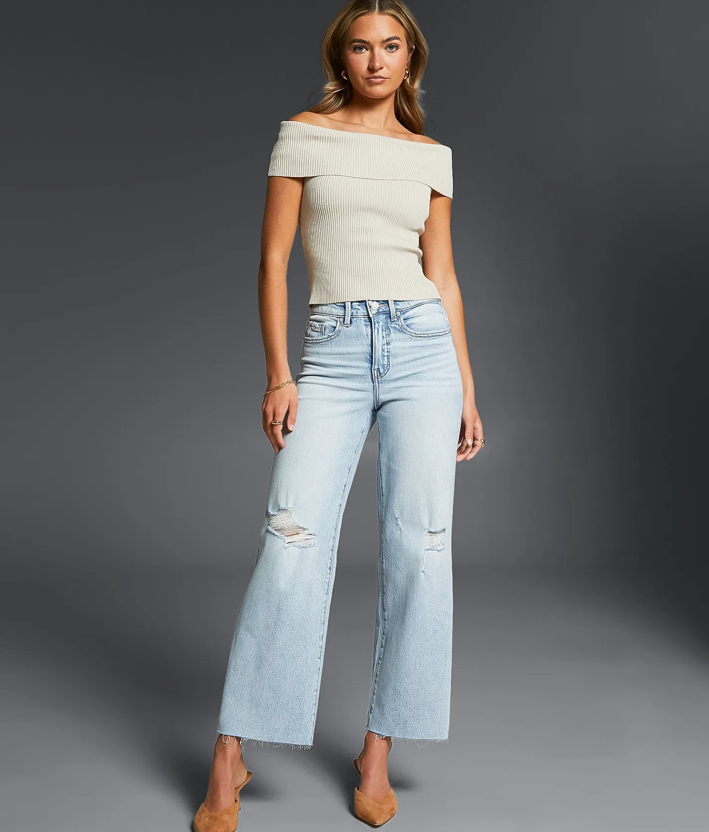 Buckle Black Fit No. 35 Cropped Wide Leg Stretch Jean Duxberry Online