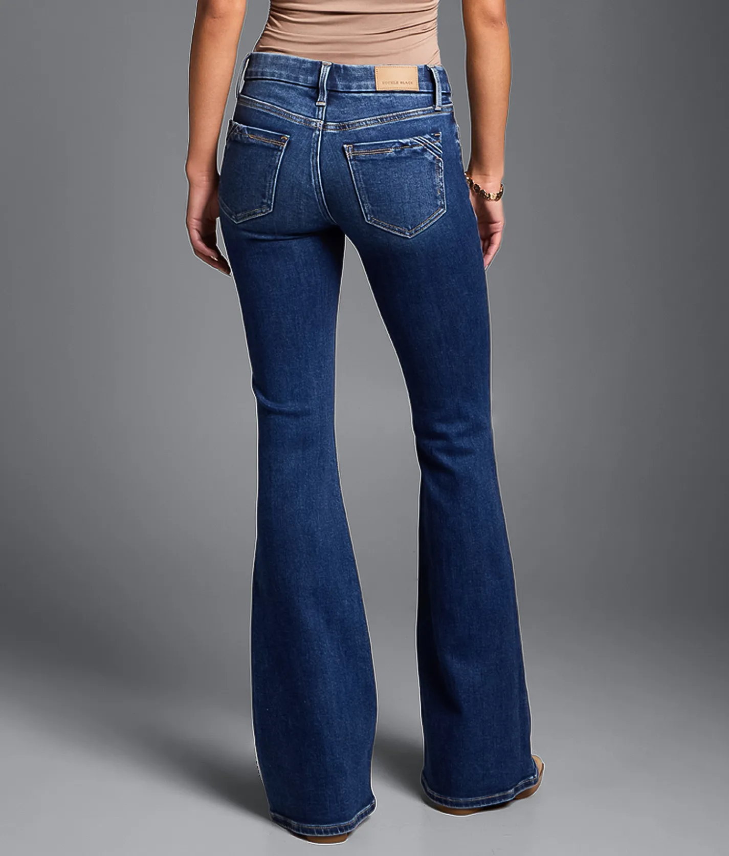 Buckle Black Fit No. 13 Flare Stretch Jean Anita Outlet