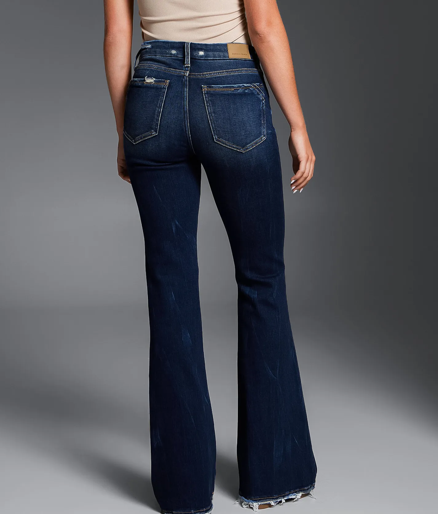 Buckle Black Fit No. 53 Flare Stretch Jean Janwood Online